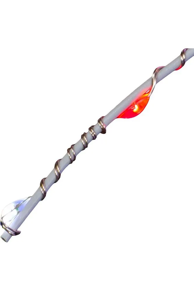 11.8" 120 Light Red and Pure White Starburst