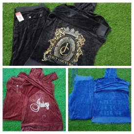 13 pcs of simple and back printed juicy tracksuit