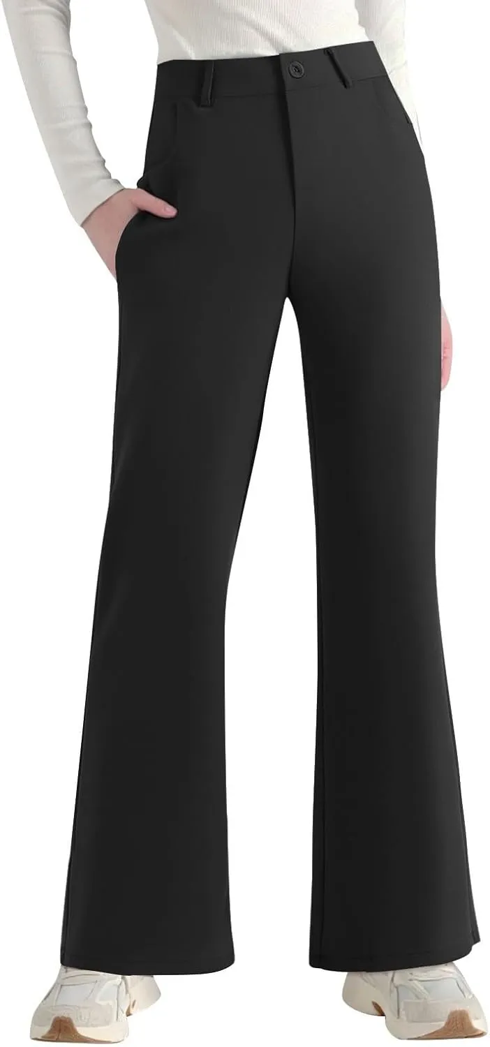 2025 Summer Women Work Business Pants High Waisted Flare Modern Comfortable Office Overalls Ladies Slacks