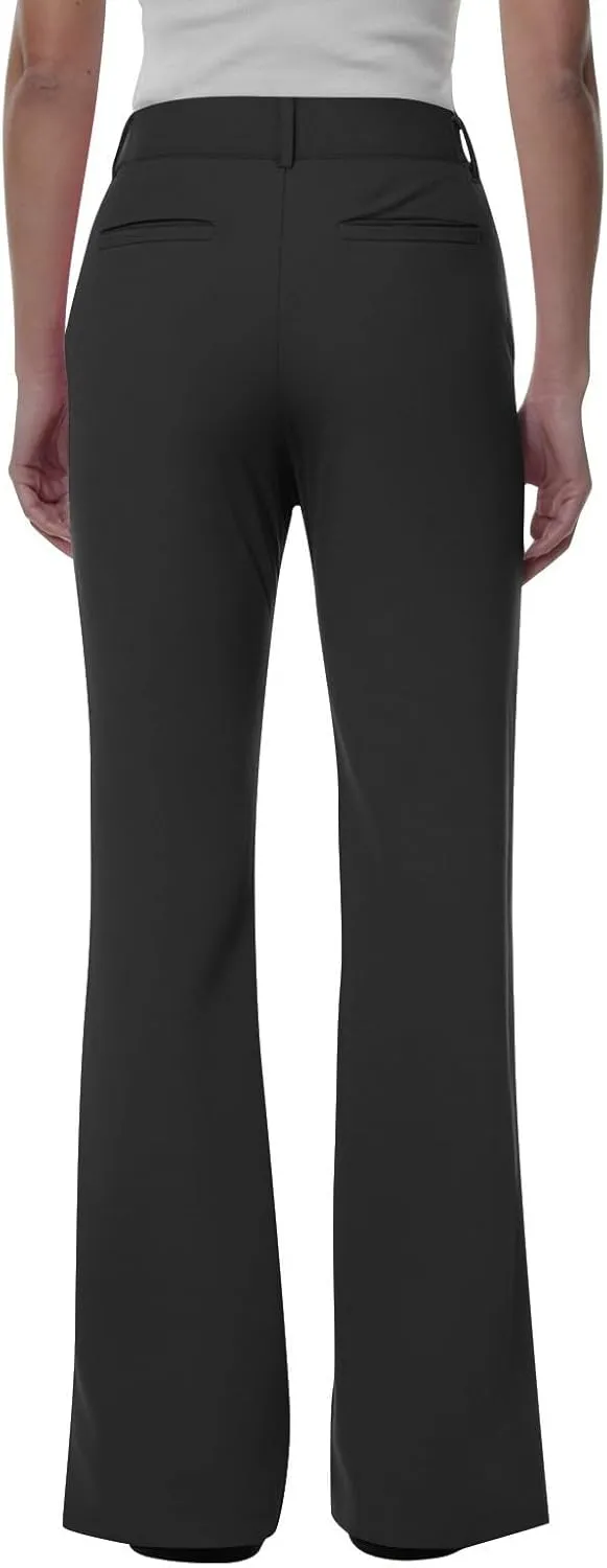 2025 Summer Women Work Business Pants High Waisted Flare Modern Comfortable Office Overalls Ladies Slacks