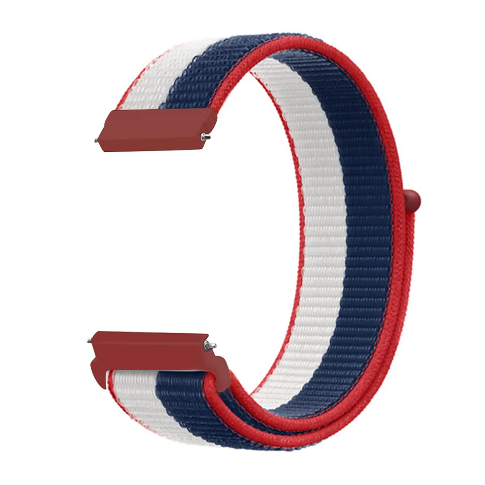 20mm SmartWatch Sport Loop Nylon Bands Italy