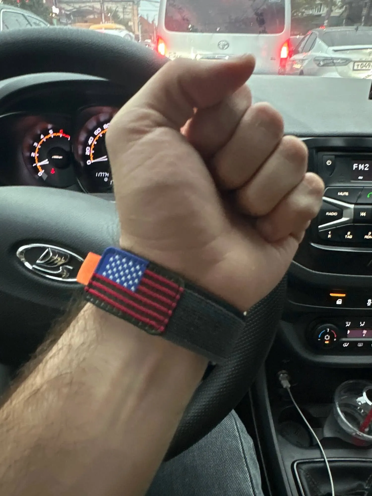 3 Pack Bundle USA Flag Velcro Nylon Loop Strap for Apple watch