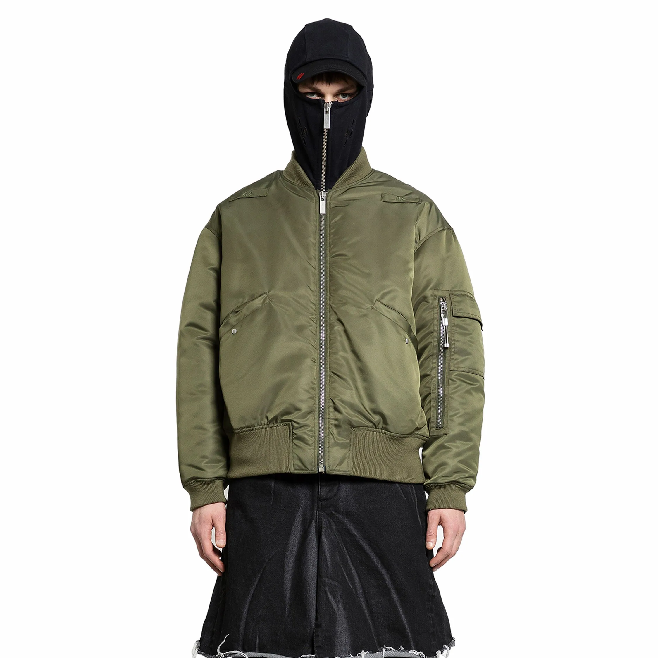 44 LABEL GROUP MAN GREEN JACKETS