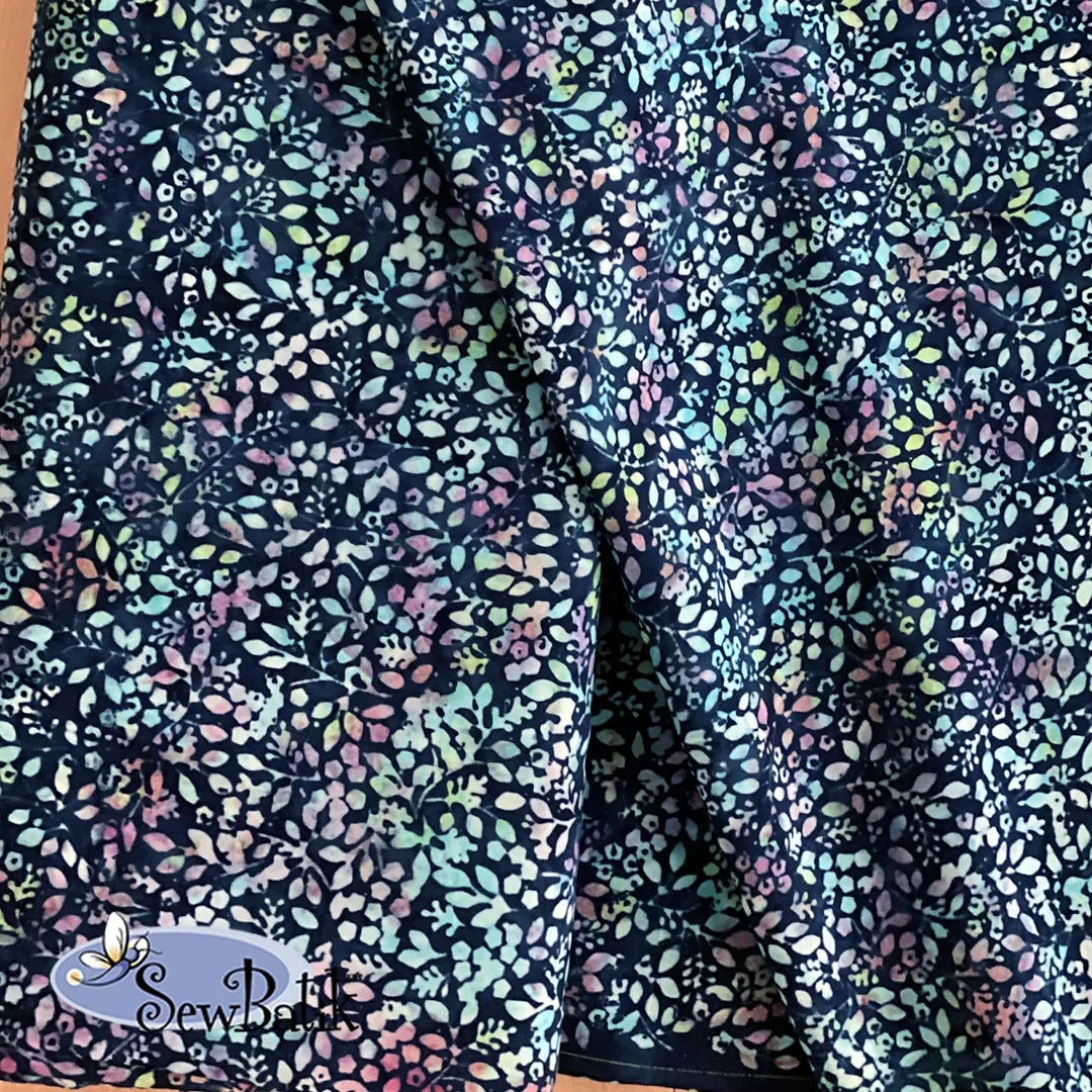 45" Rayon - Valhalla - Navy Jewel  [ 32" CUT ONLY ]