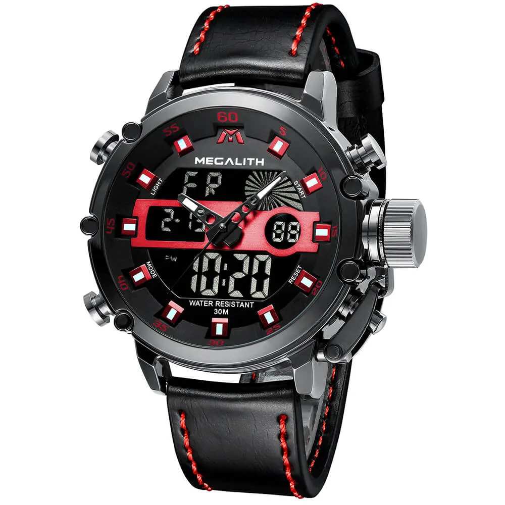 8051M | Analog Digital  Men Watch | Nylon Band