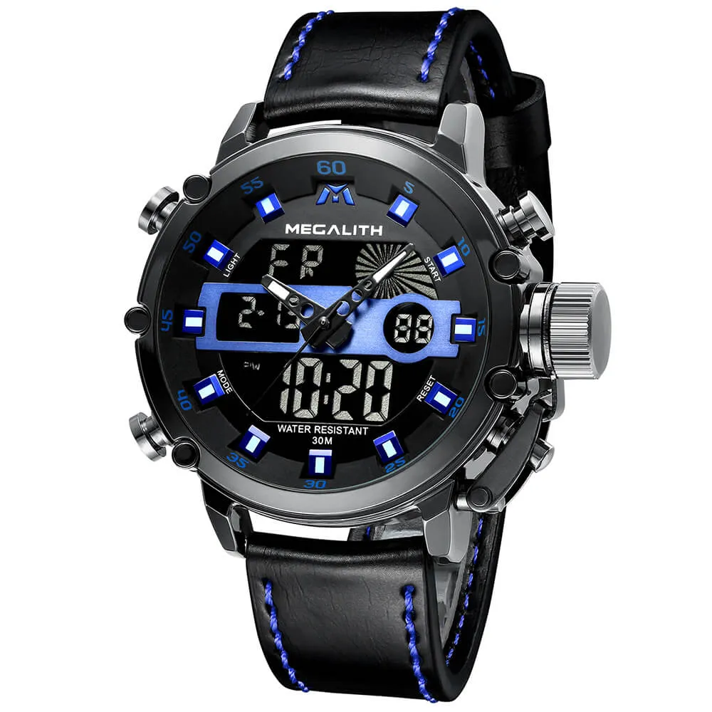 8051M | Analog Digital  Men Watch | Nylon Band