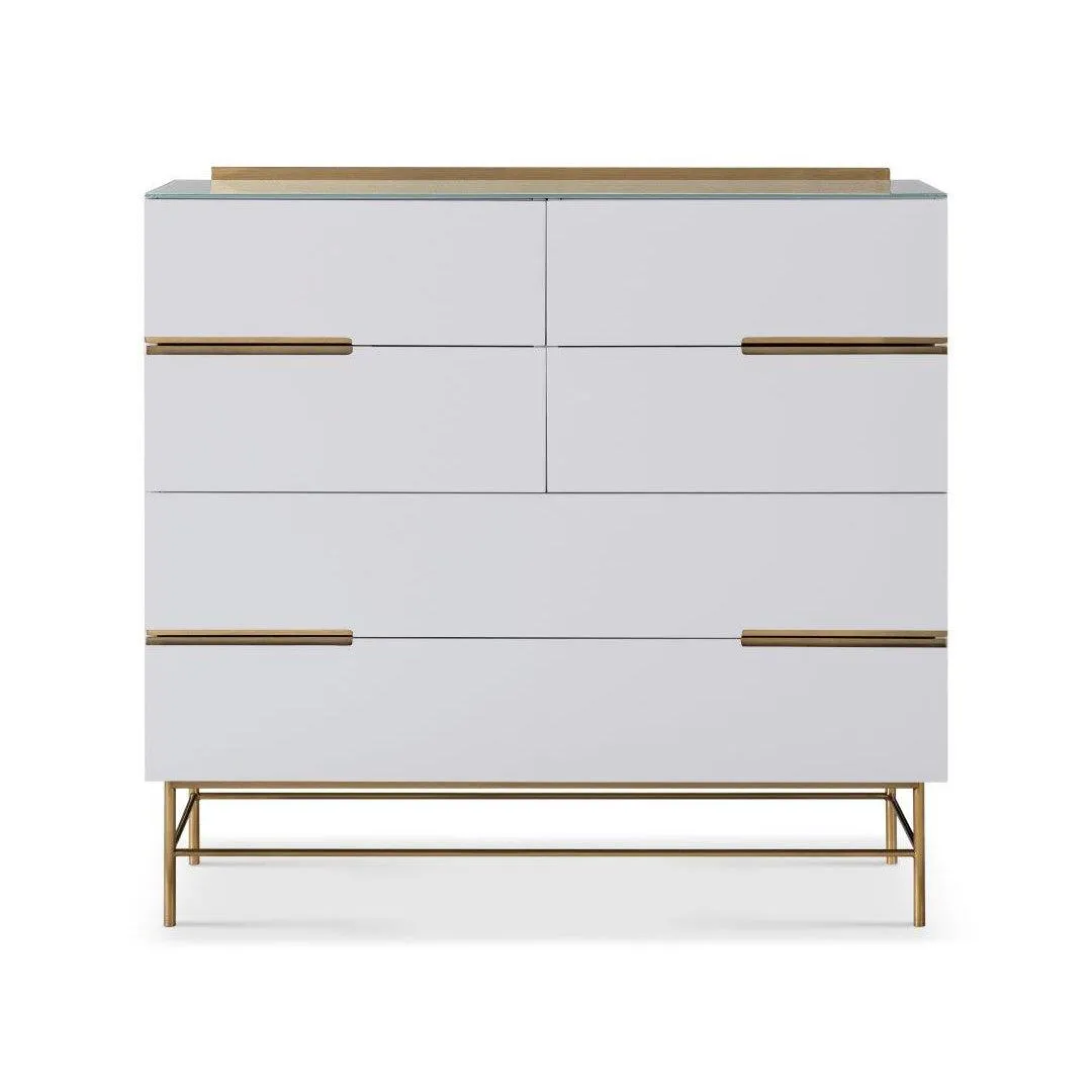 Alberto 6 Drawer Wide Chest - Gillmore Space
