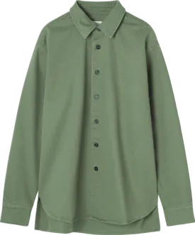 American Vintage Green Long Sleeve Cotton Shirt UK M/L