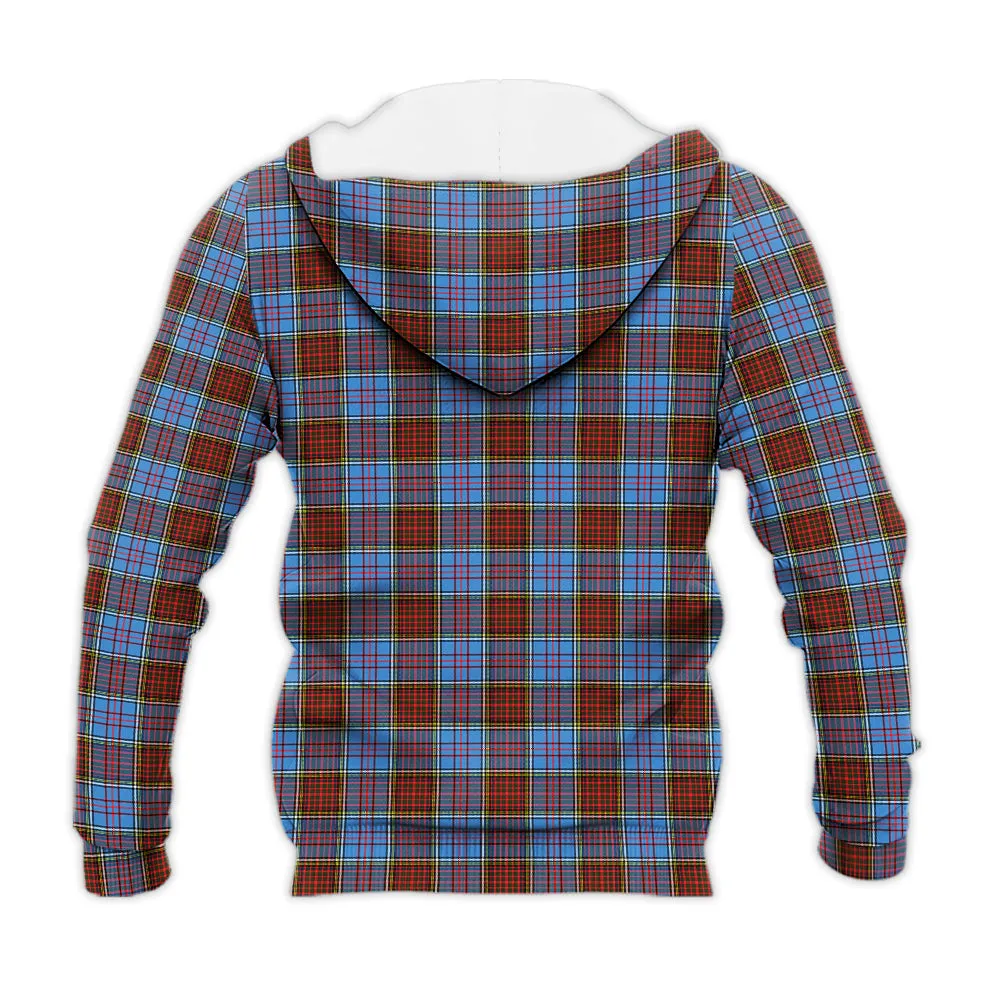 Anderson Modern Tartan Knitted Hoodie