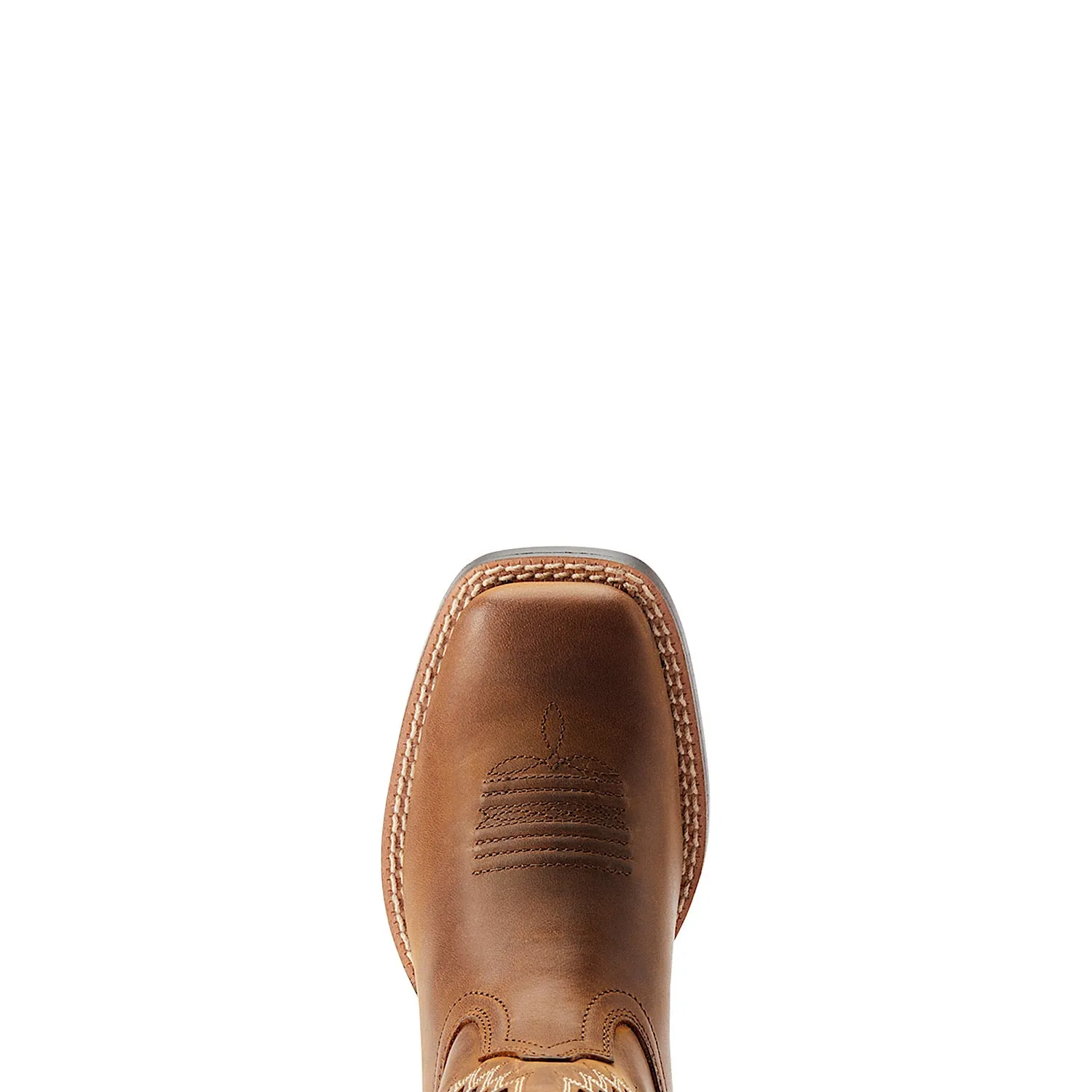 Ariat Kids Quickdraw VentTEK Western Boot Distressed Tan