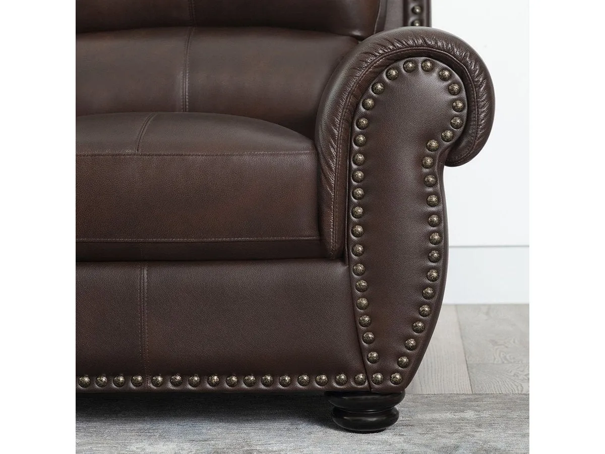 Austin Leather Loveseat