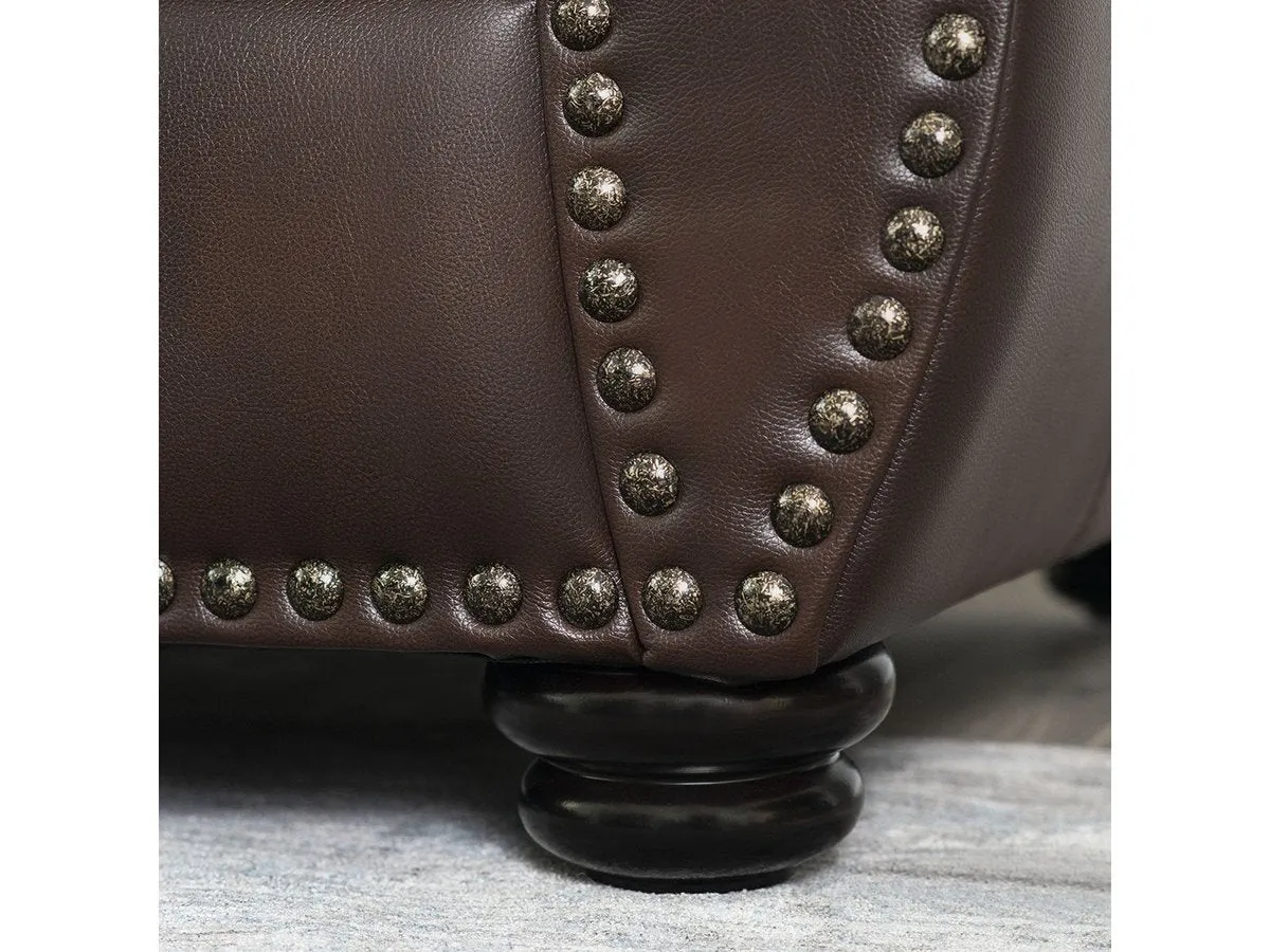 Austin Leather Loveseat