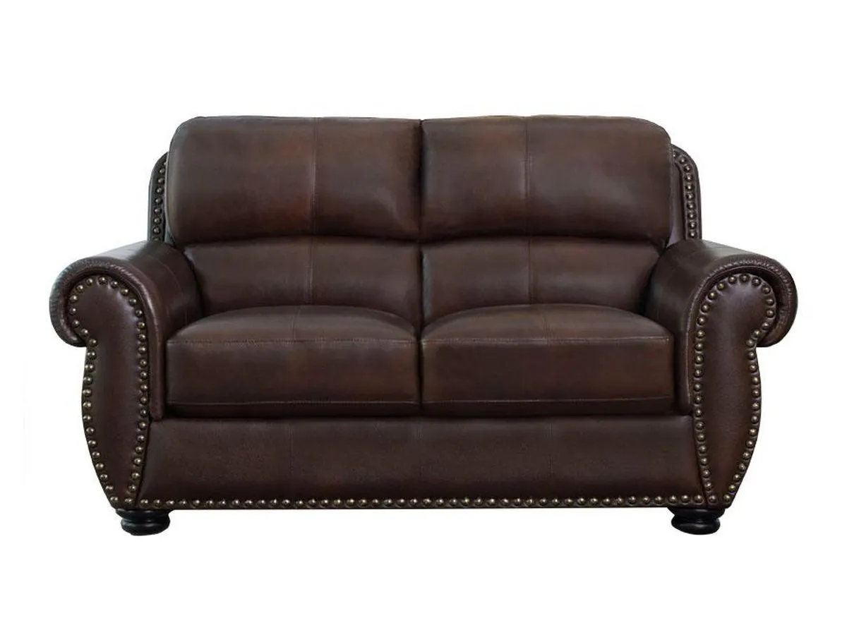 Austin Leather Loveseat