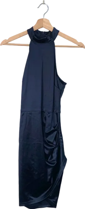 AX Paris Navy Halter Neck Midi Dress Size 8