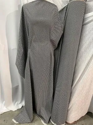 Black & White Stretch Rayon Spandex Print