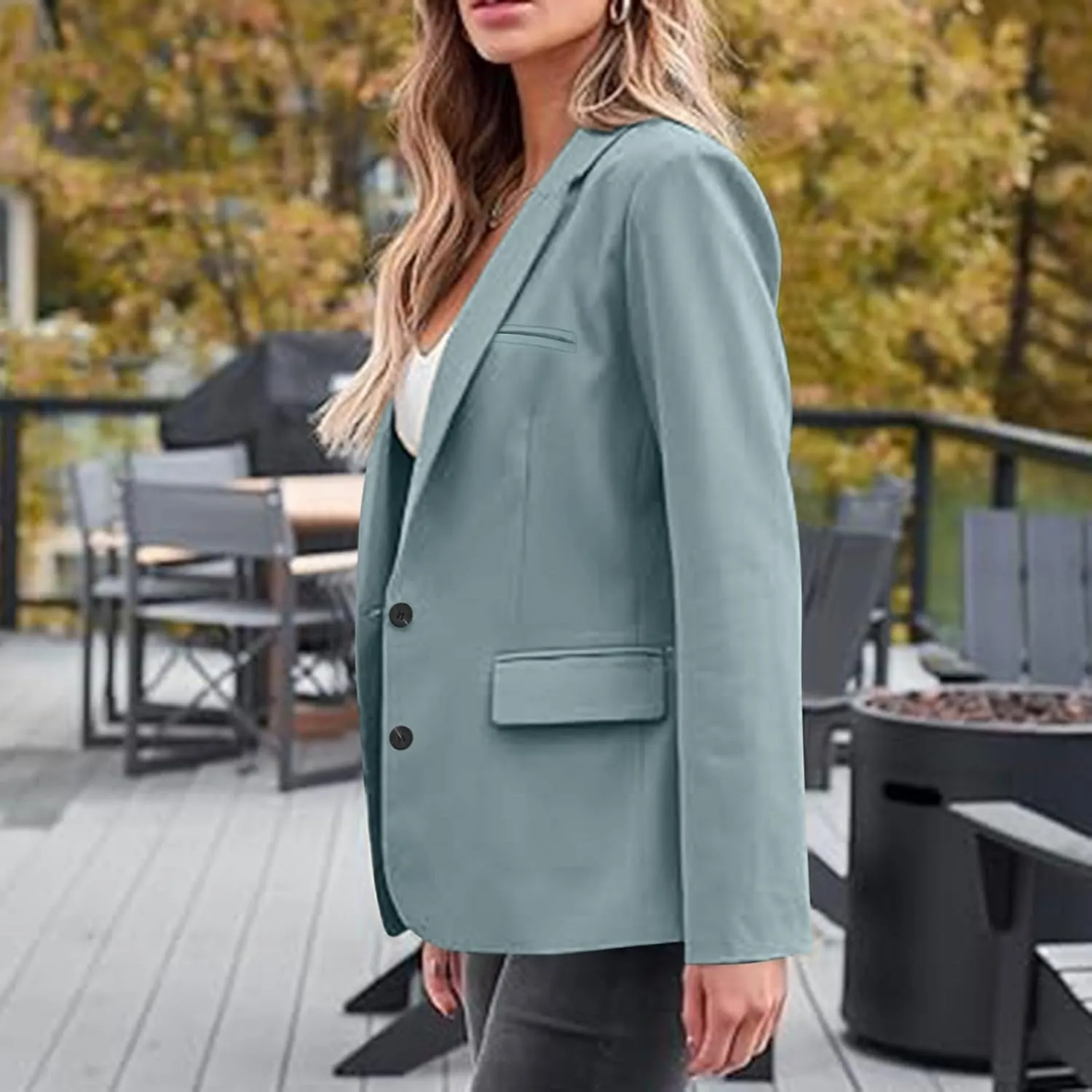 Blazers for Women Business Suit Jacket Work Office Blazer Long Sleeve Casual Blazer Open Front Cardigan Coat Outerwear