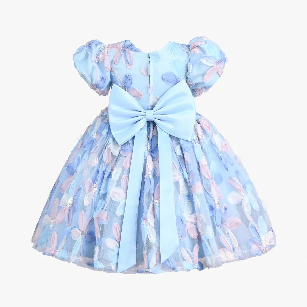 Blue Daisy Party Dress