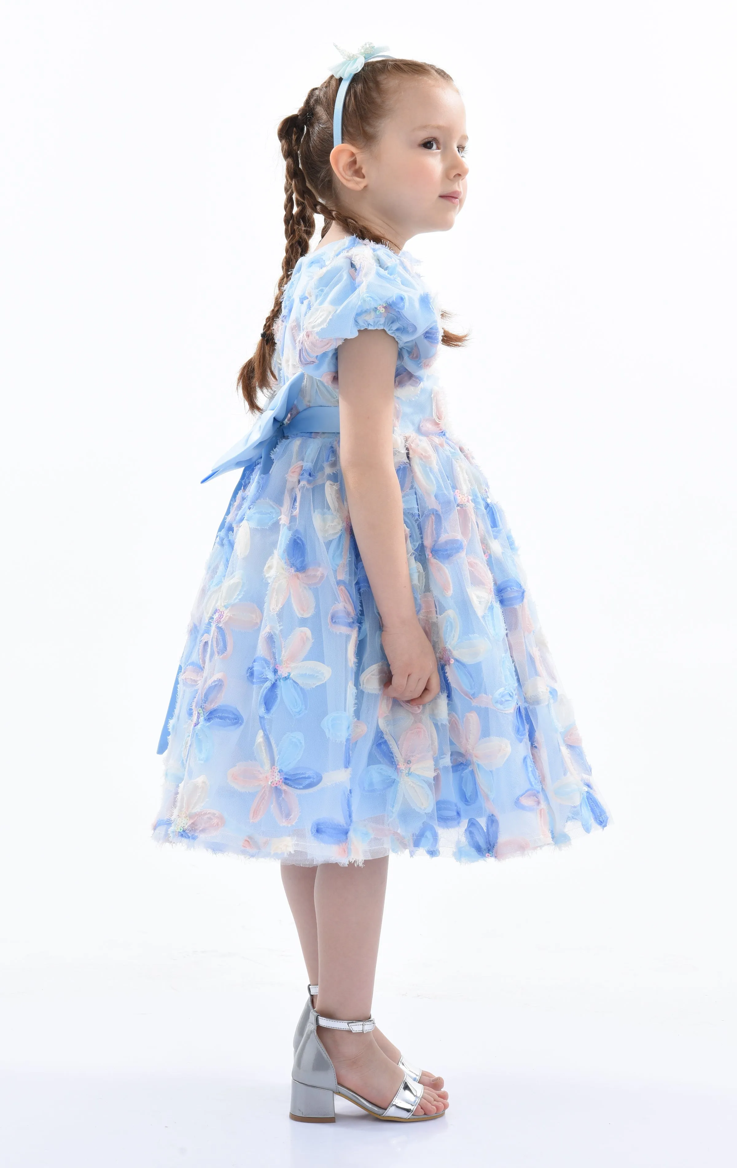 Blue Daisy Party Dress
