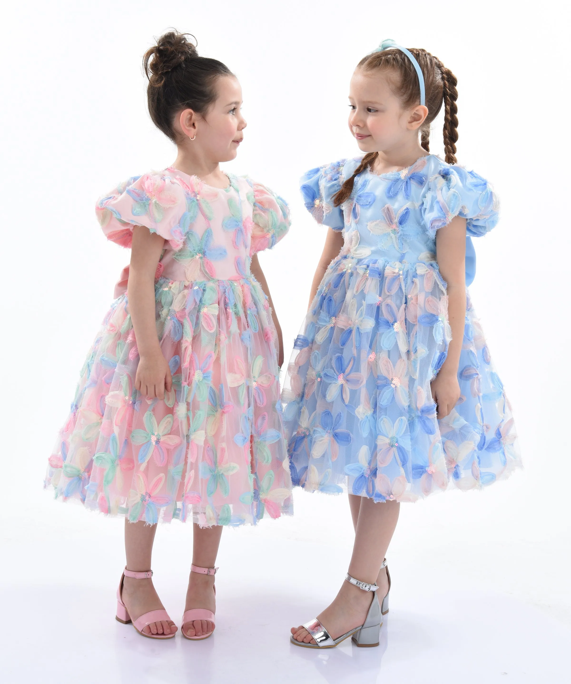 Blue Daisy Party Dress