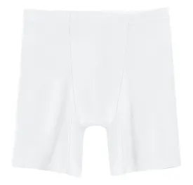 Boys Soft Organic Cotton Athletic Boxer Brief| White