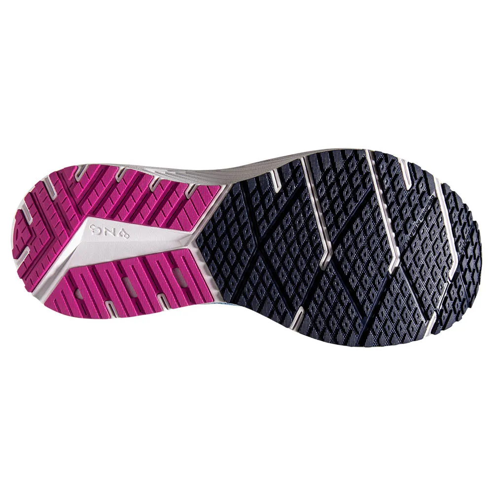 Brooks Womens Revel 6 Running Shoes - Marina, Lilac Rose, and Pink Lady