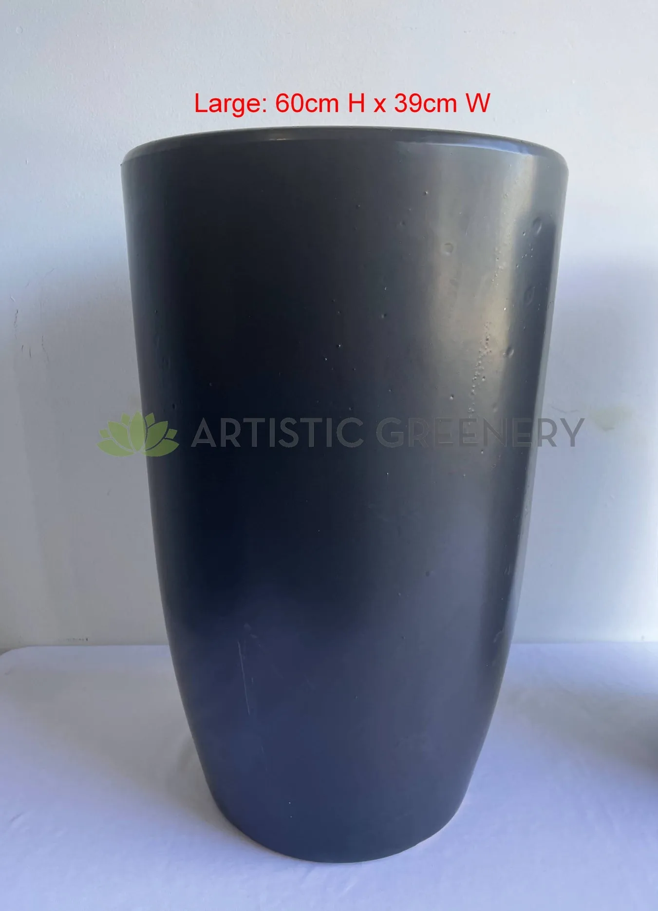 Ceramic Bullet Planter - Matte Black (Code: CER0018)
