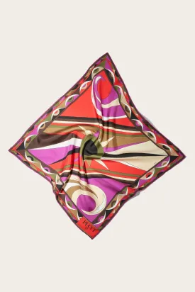 Cigni-Print Small Silk-Twill Carré