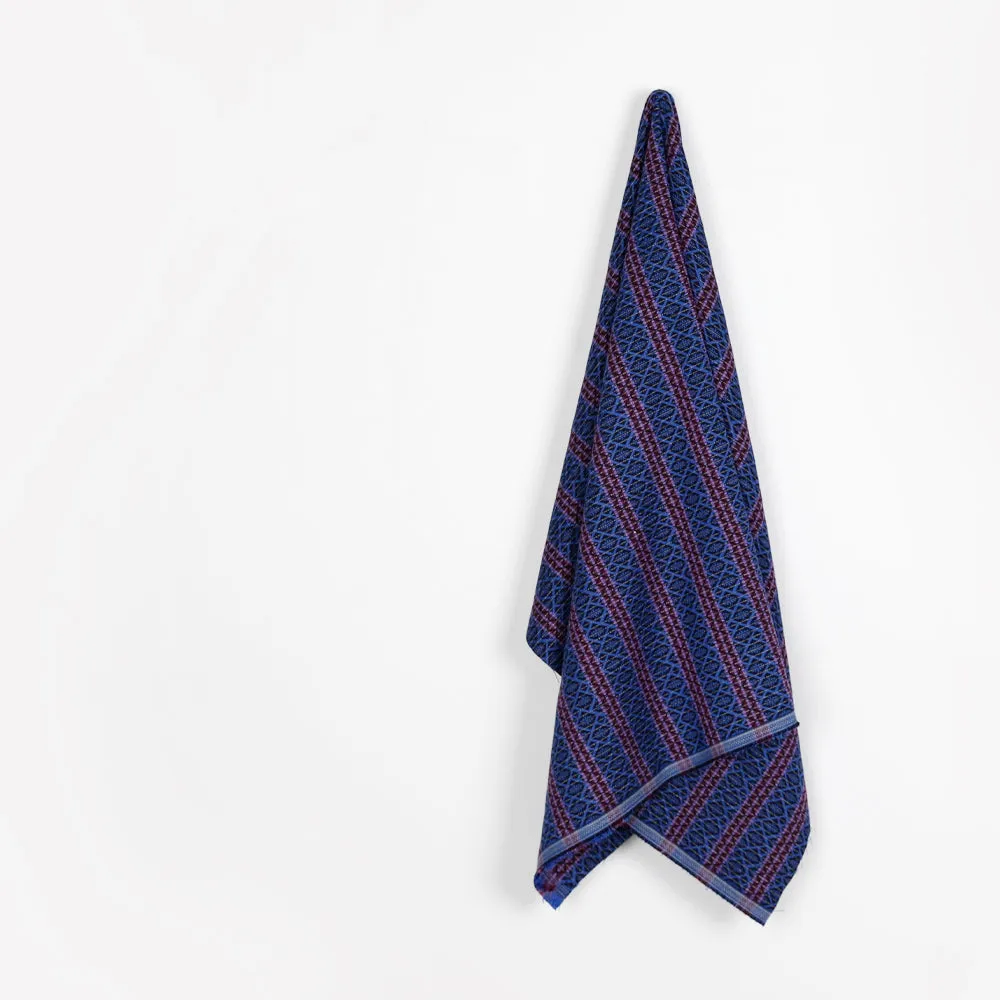 Diamond Stripe Jacquard - Violet