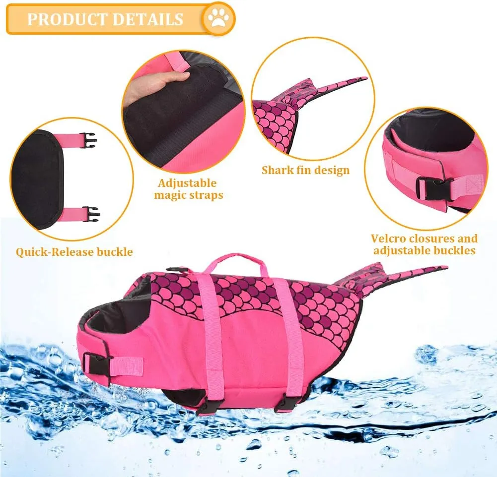 Dog Hugs Cat Mermaid Dog Life Jacket