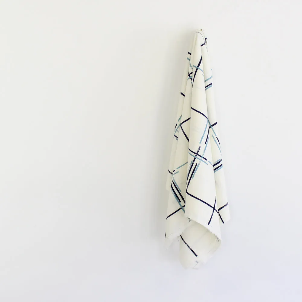 Drawn Check Stretch Cotton