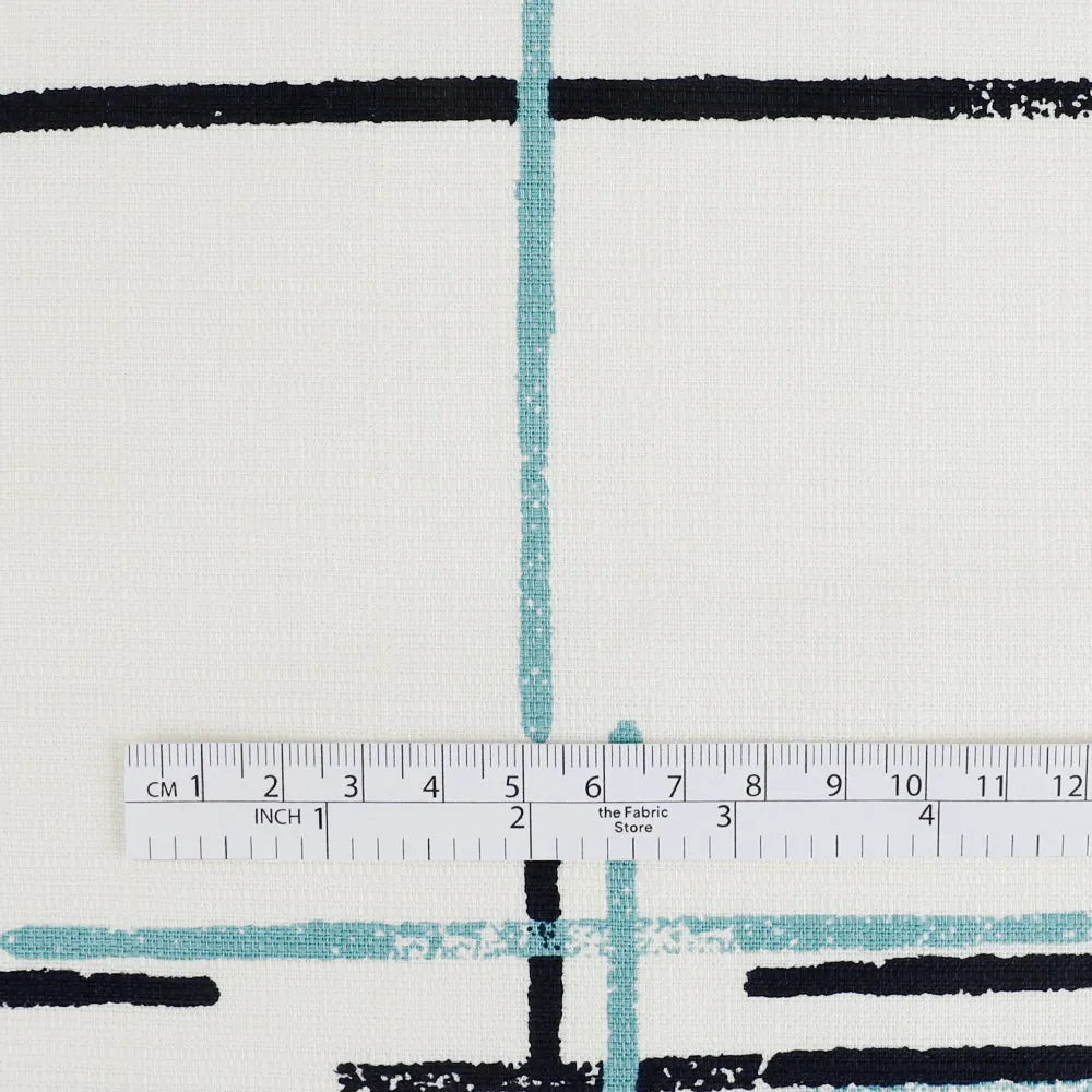 Drawn Check Stretch Cotton