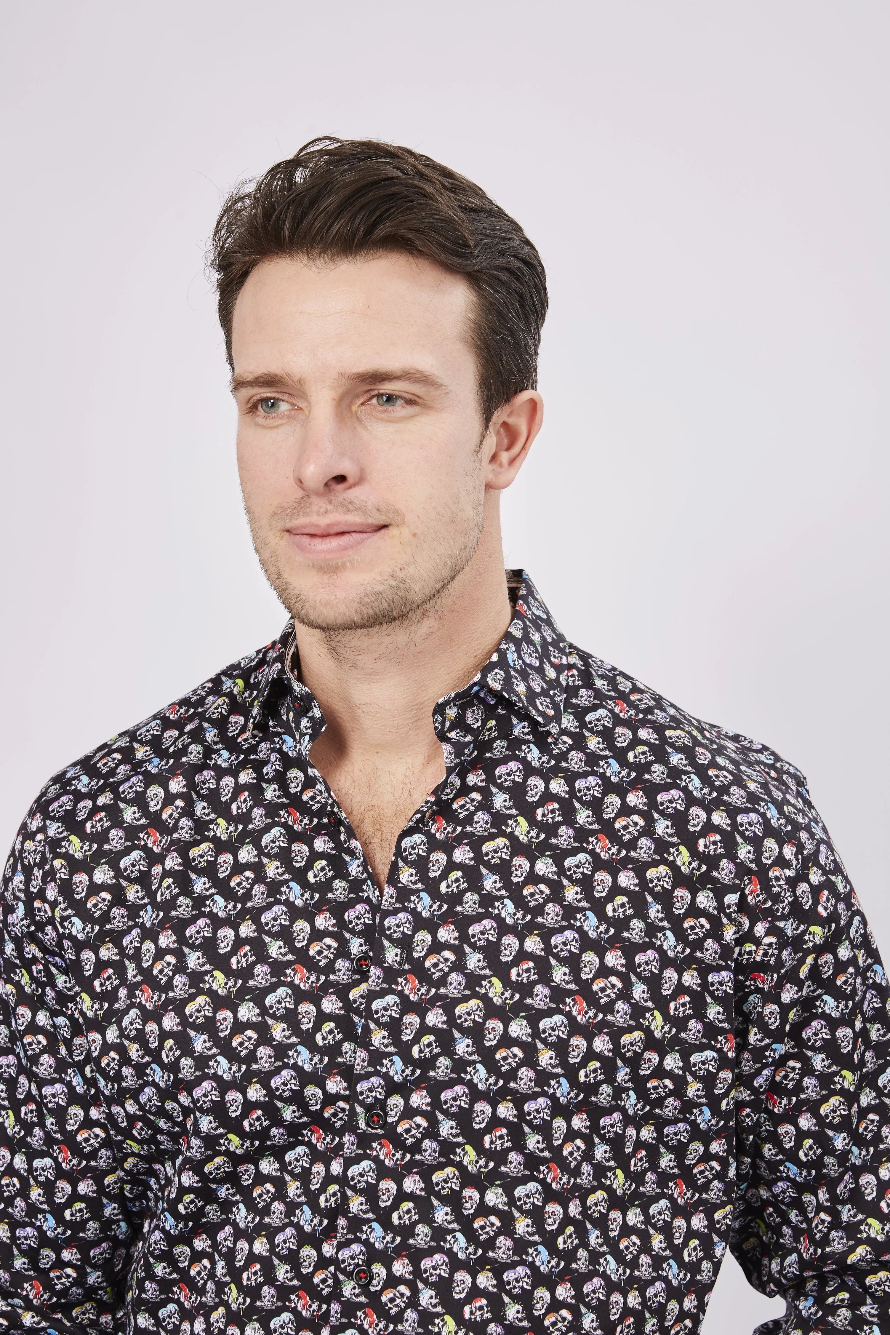 Dripping Skulls Sport Shirt