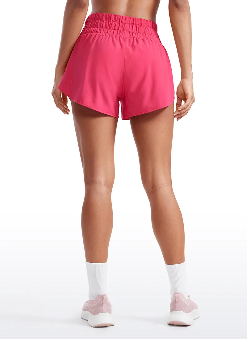 Feathery-Fit Soft Super High Waisted Dolphin Shorts Pocket 3''