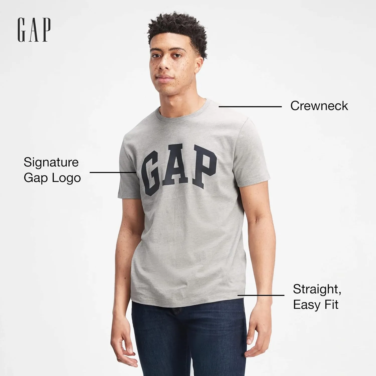 GAP Men's Classic Logo Tee T-Shirt