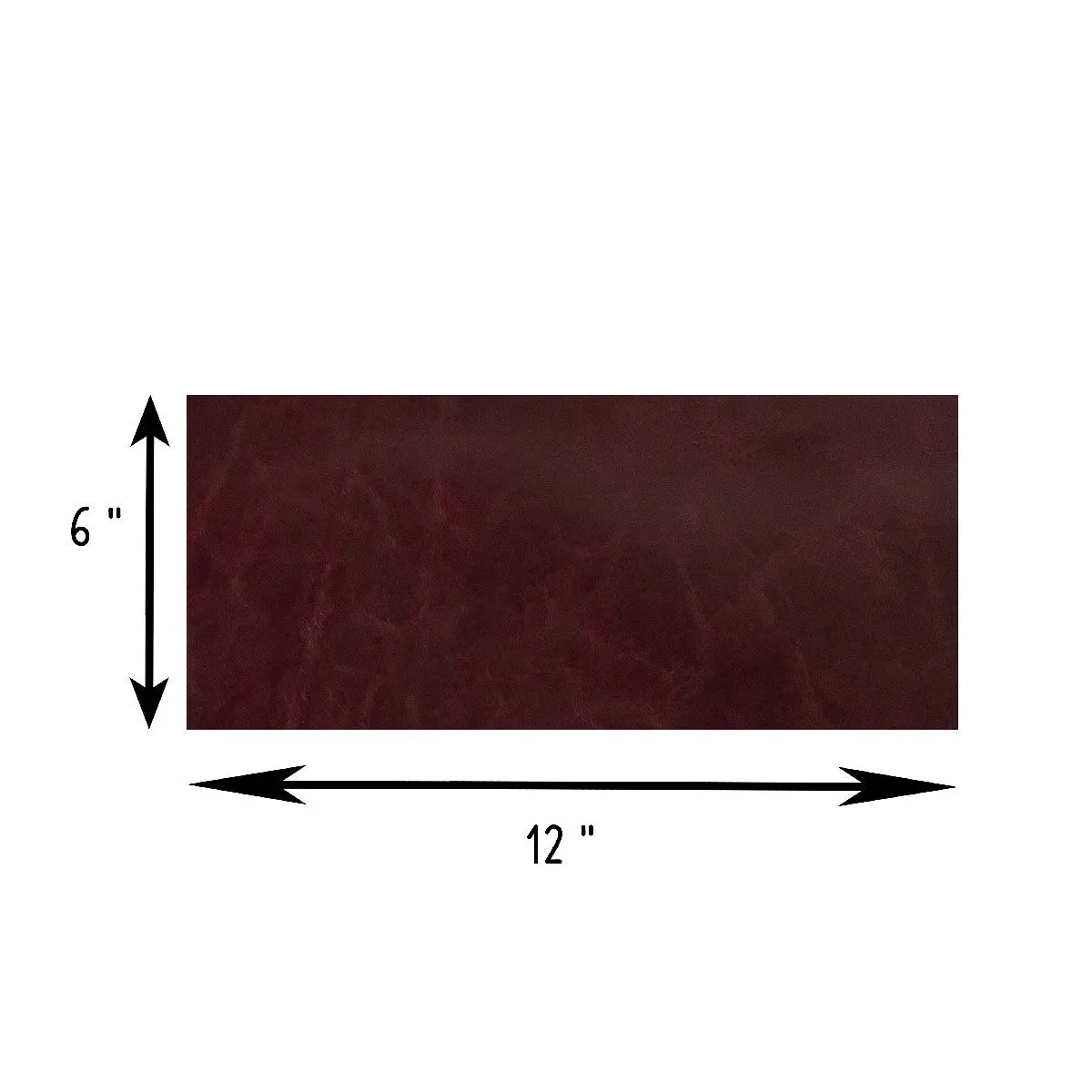Genuine Leather Tooling and Crafting Sheets | Heavy Duty Full Grain Cowhide (1.1-1.3mm) | Navaro Burgundy