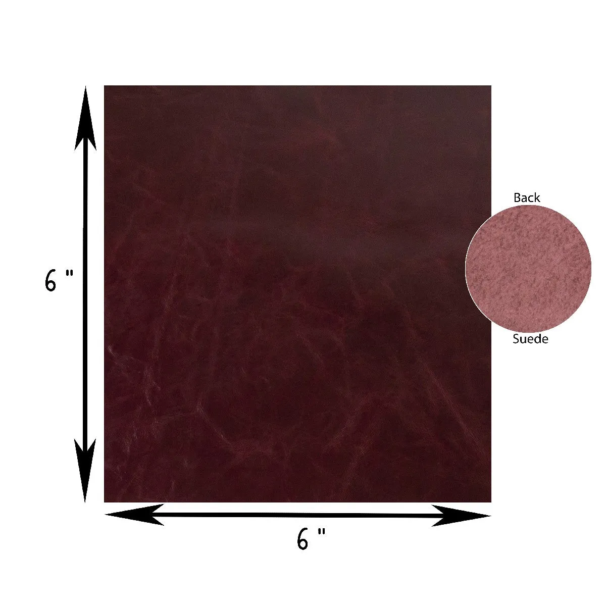 Genuine Leather Tooling and Crafting Sheets | Heavy Duty Full Grain Cowhide (1.1-1.3mm) | Navaro Burgundy