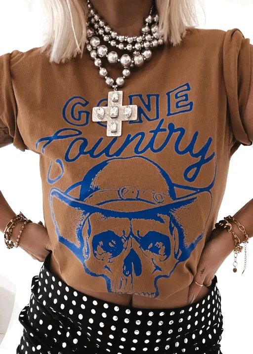 GONE COUNTRY SIDE SLIT TEE