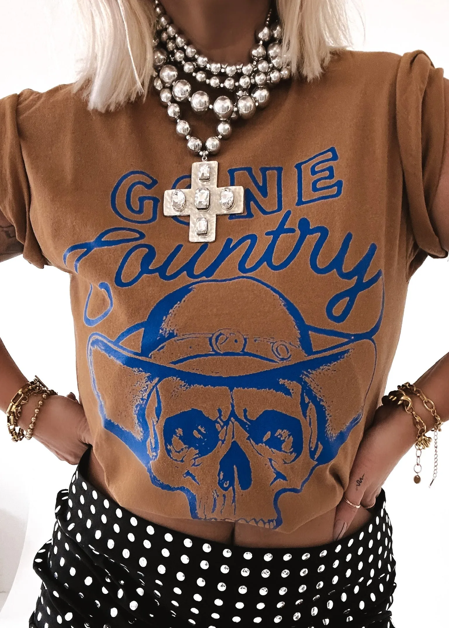 GONE COUNTRY SIDE SLIT TEE