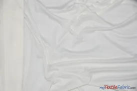 Interlock 70 Denier Polyester | Stretch Lining | Polyester Knit Lining | 60" | White Ivory Black |
