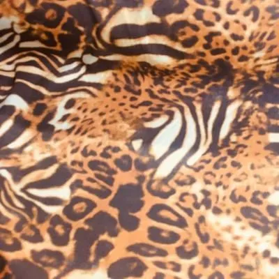 Italian Cotton Print -Cream / Browns
