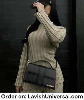 Jacquemus Les Classiques Crossbody Bag for Women (Black)