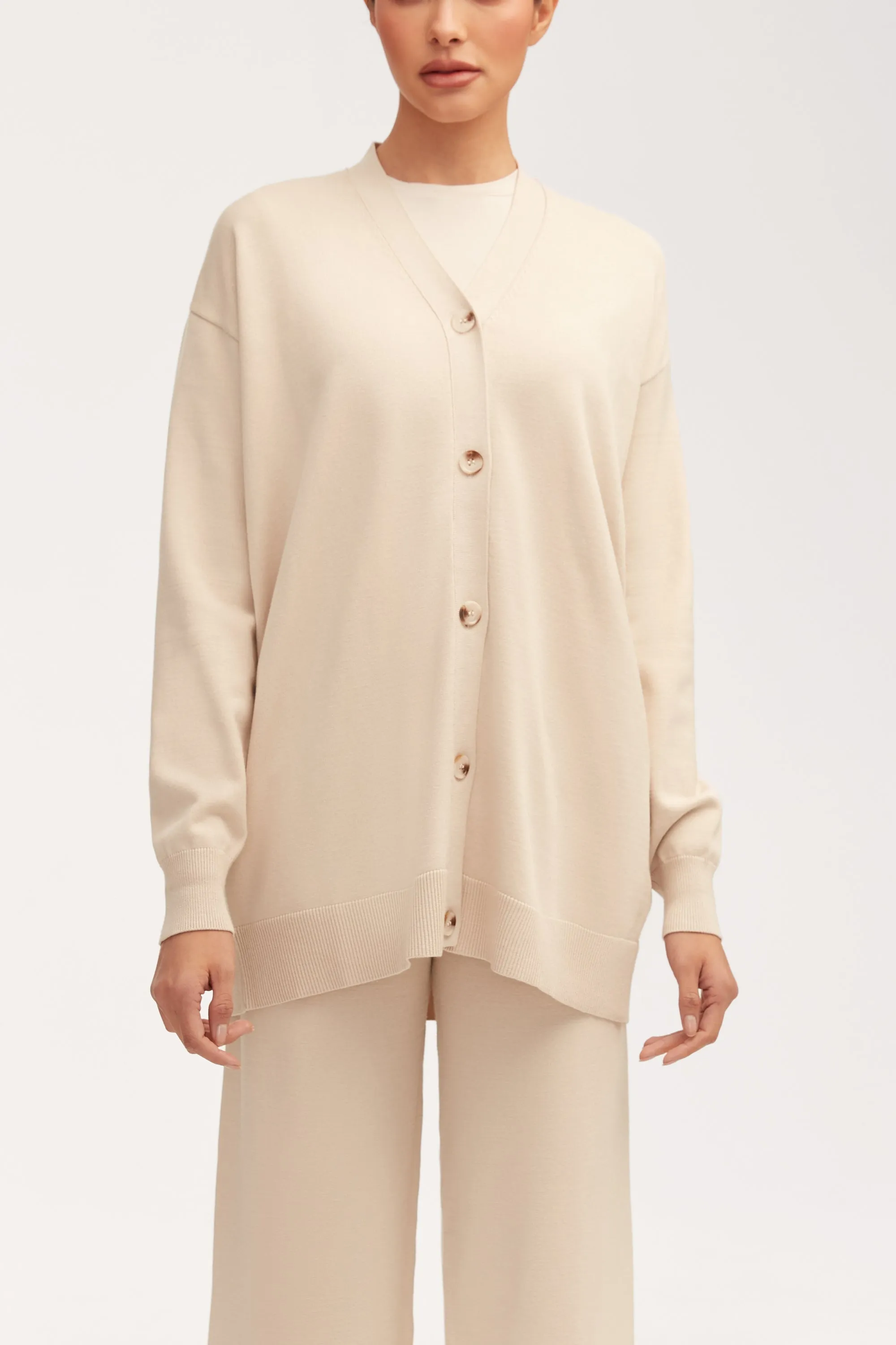Jess Knit Cardigan - Beige