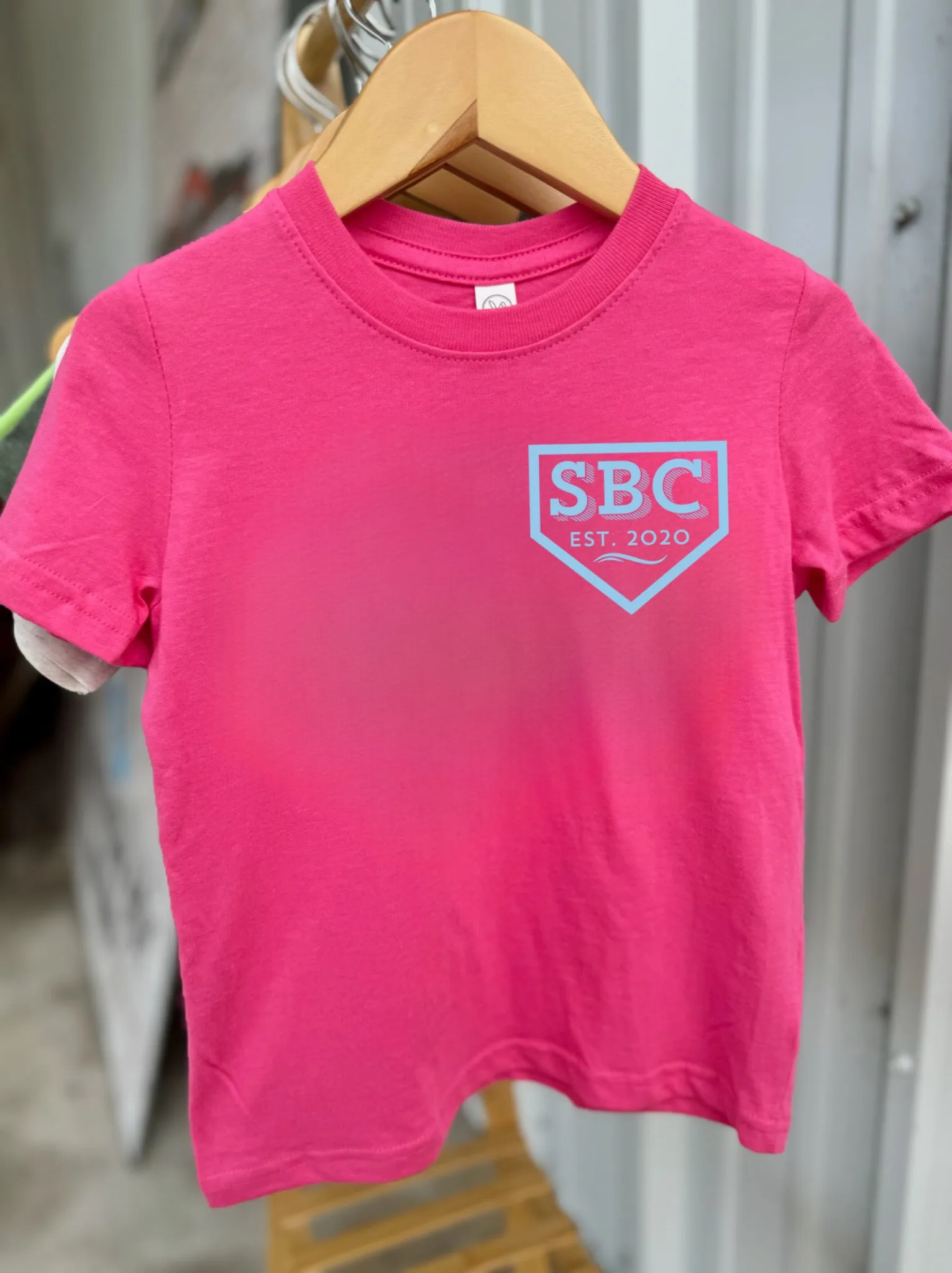 (KIDS T-SHIRT) Baseball Ice Cream Bat Flag Short Sleeve Kids Tee