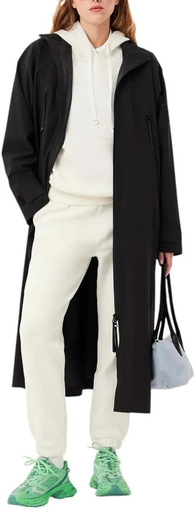 Lacoste Women's Relaxed Fit Double Face Pique Hoodie