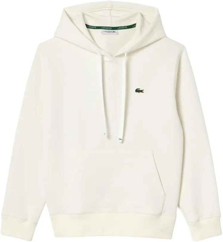 Lacoste Women's Relaxed Fit Double Face Pique Hoodie