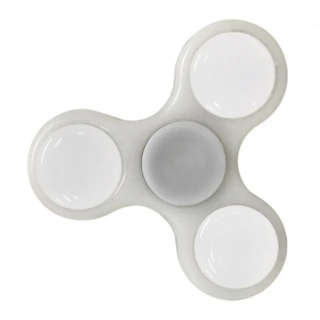 LED Light Fidget Spinner Finger ABS EDC Hand Spinner Tri For Kids Autism ADHD 5 Styles Anxiety Stress Relief Focus Handspinner