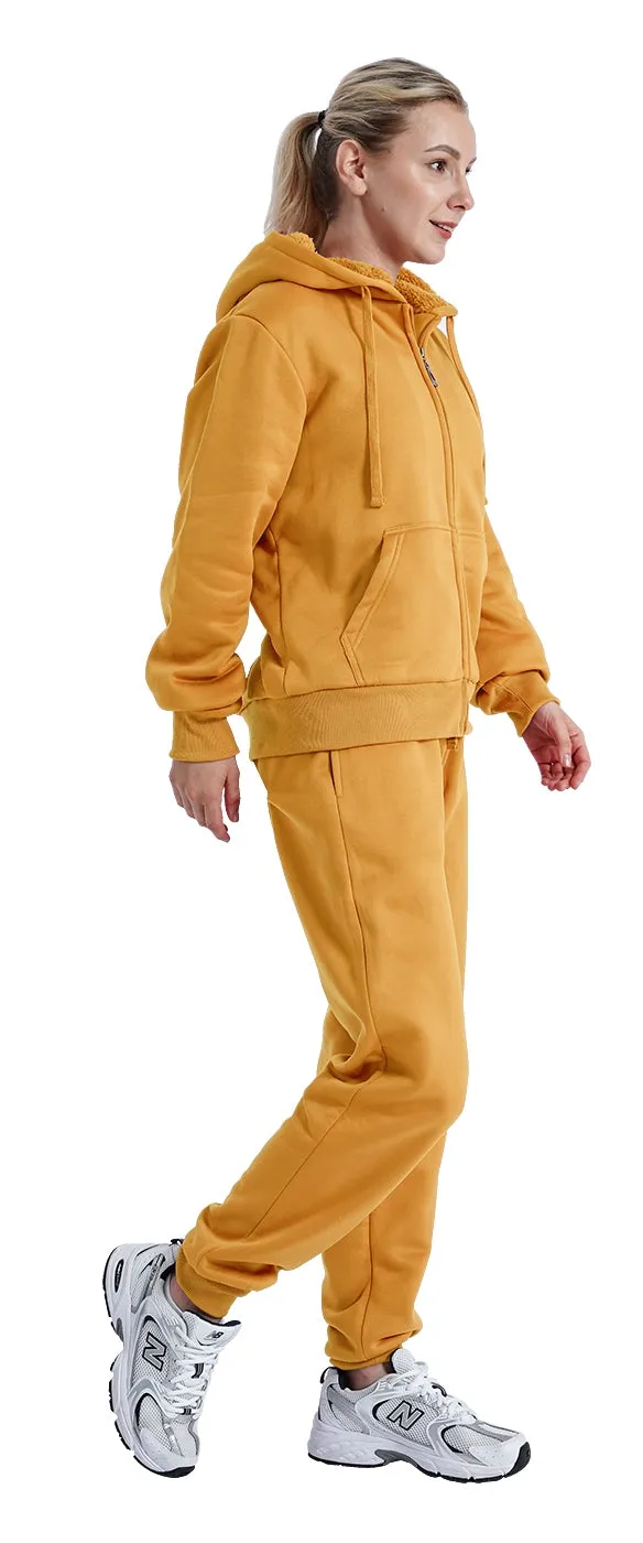 Lee Hanton LJS100X 2pc Sherpa Fleece Lined PlusSize 2pc Jog Set