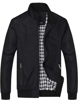 Lentta Men's Slim Fit Lightweight Softshell Bomber Jacket Coat Fall Jackets For Men