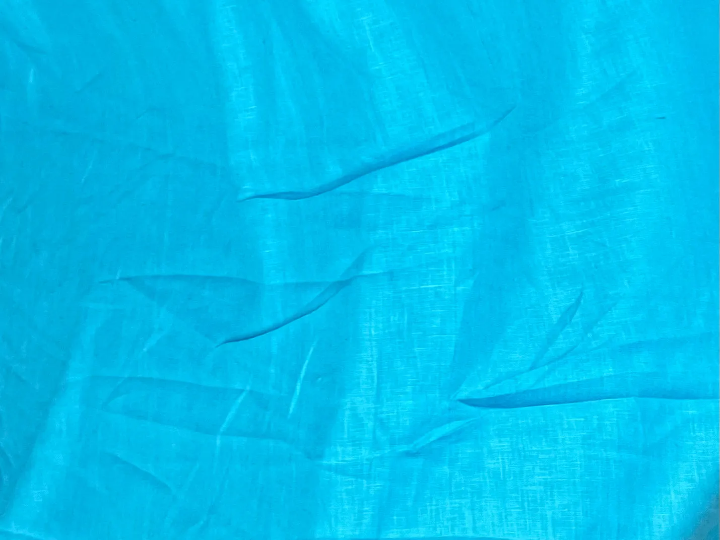 Linen - Turquoise Blue