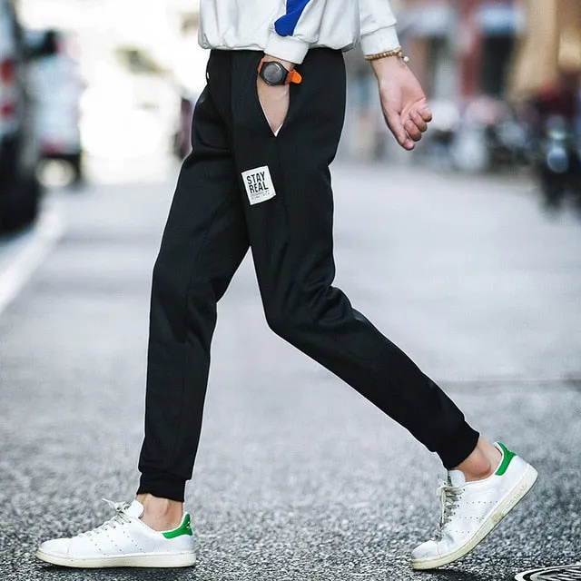 Male Cotton Sportswear Trousers